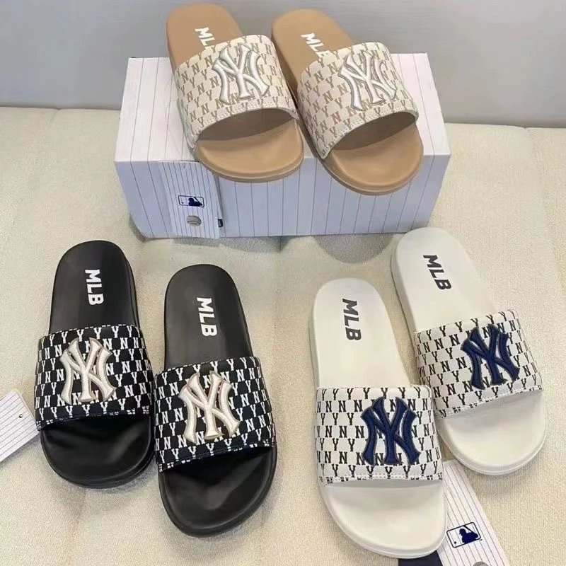 MLB Monogram Casual Slides Sandals Multicolor