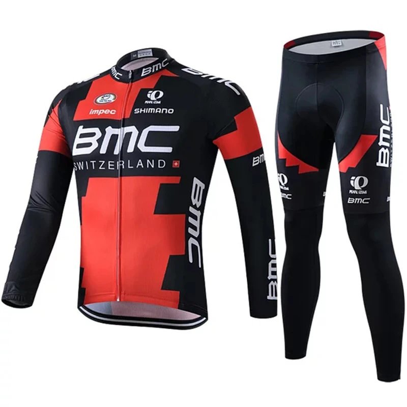 BMC Cycling Team Professional Training Kit Red and Black