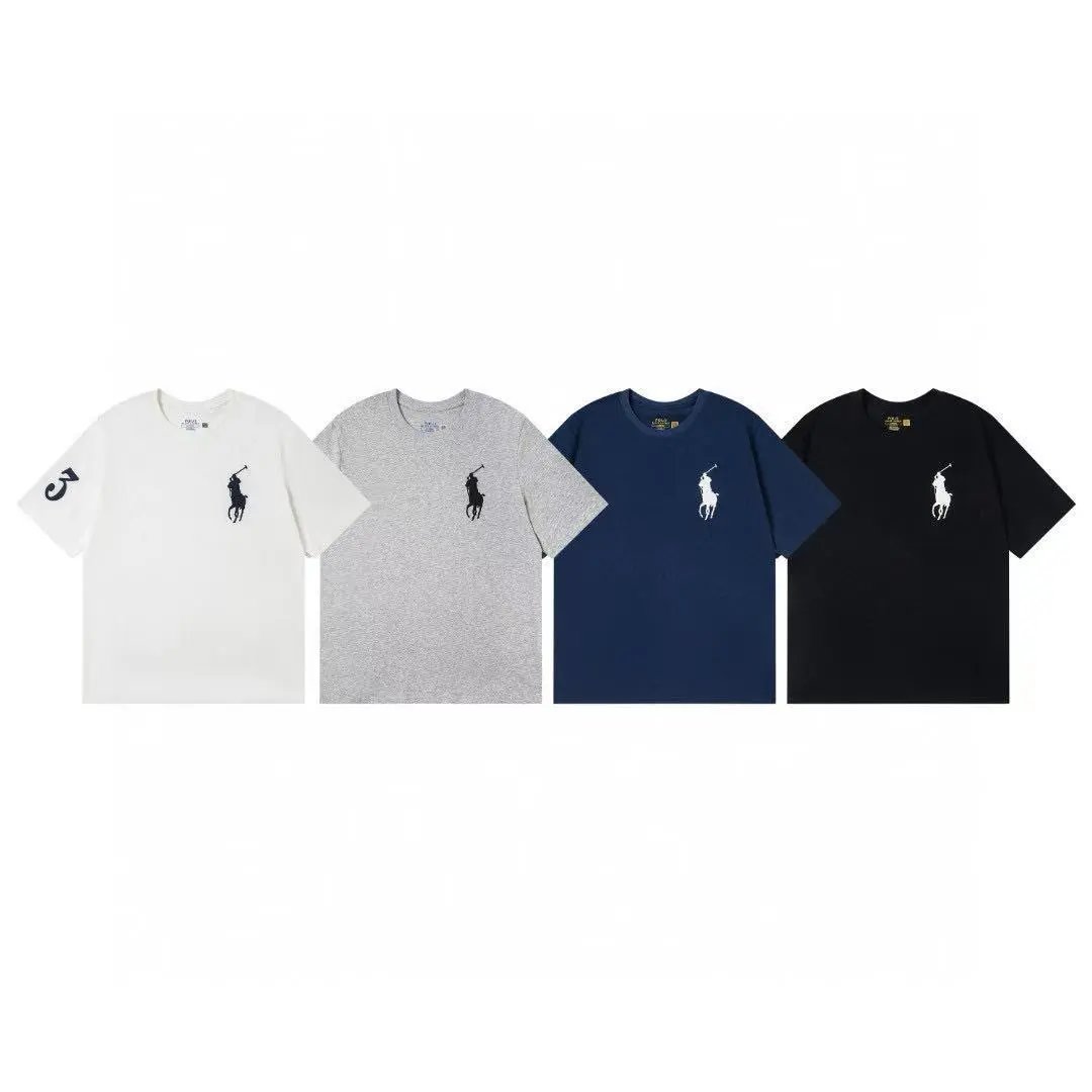 Ralph Lauren RL Pony Embroidery Cotton T-Shirt Multicolor