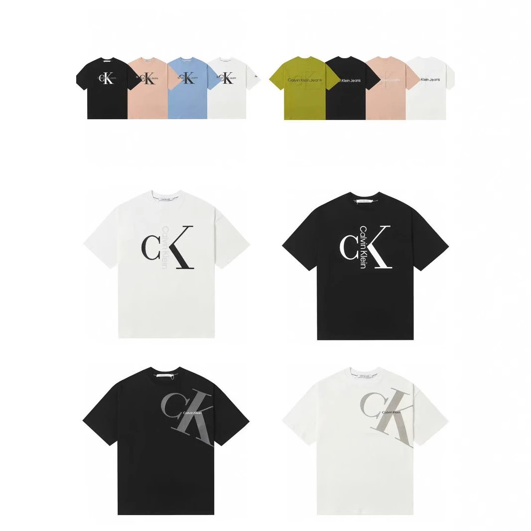 Calvin Klein CK Monogram Graphic Cotton T-Shirt Multicolor