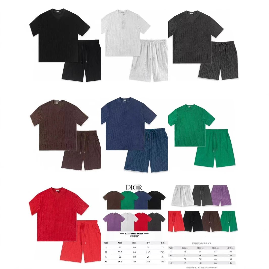 Dior Oblique Jacquard casual Matching Set Multicolor