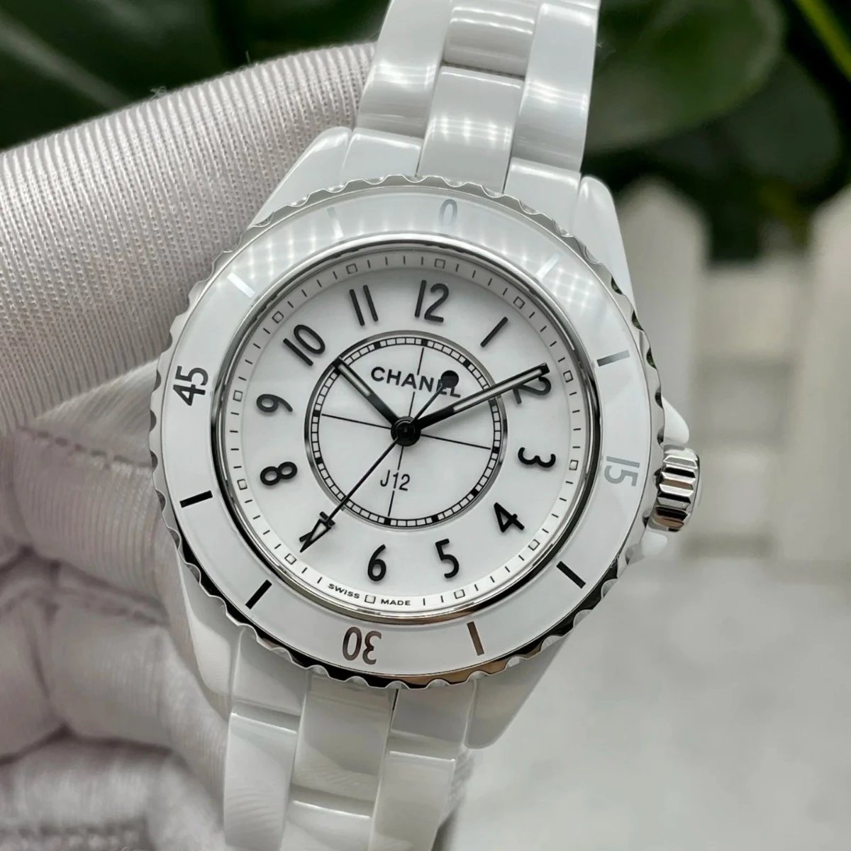 Chanel J12 Ceramic Luxury Watch White
