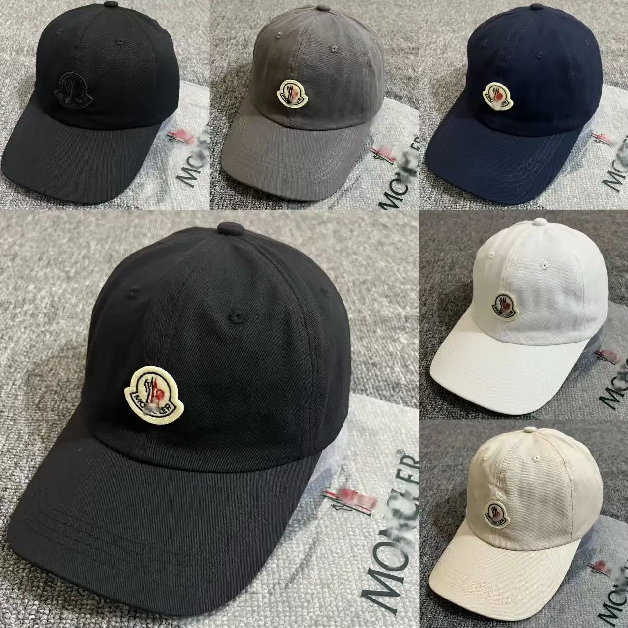Moncler Baseball Cap Classic Cotton Hat Multicolor