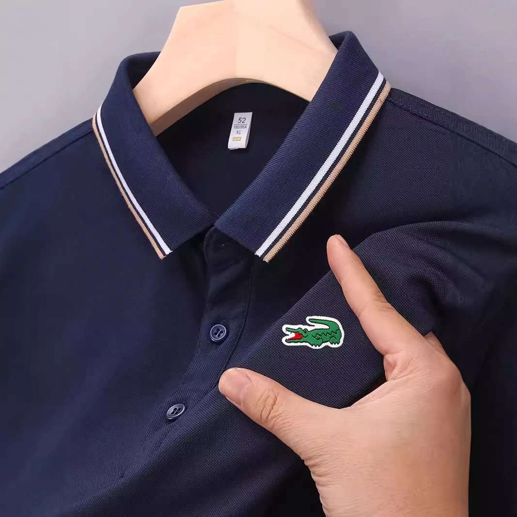 Lacoste Classic Petit Pique Cotton Polo Shirt Navy