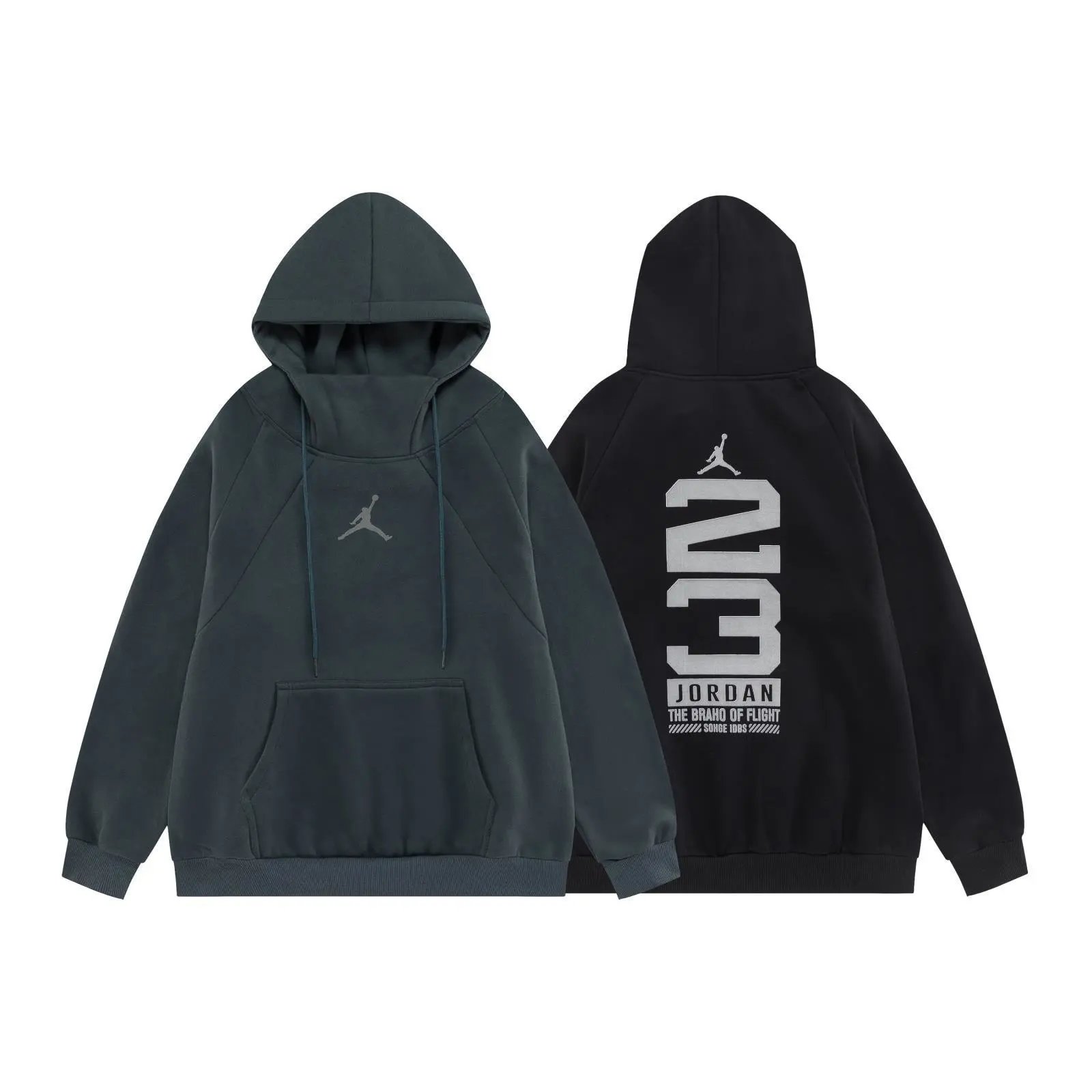 Jordan 23 The Brand of Flight Graphic Streetwear Hoodie Black