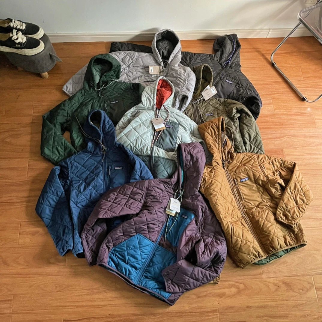 Patagonia Nano Puff Hoody Quilted Lightweight Jacket Multicolor