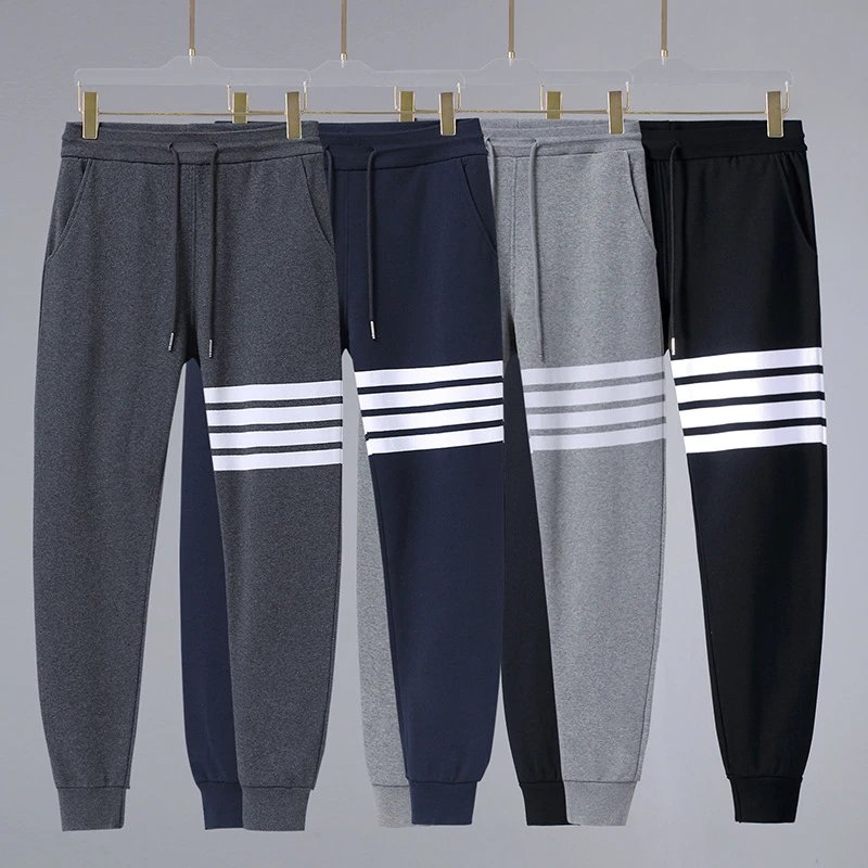 Thom Browne 4-Bar Stripe Casual Joggers Multicolor