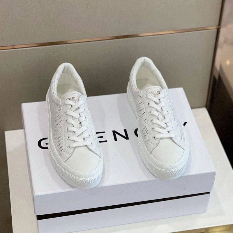 Givenchy City Court perforated leather sneakers White
