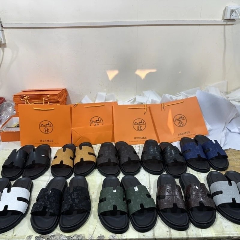 Hermes Izmir Casual Slides Multicolor