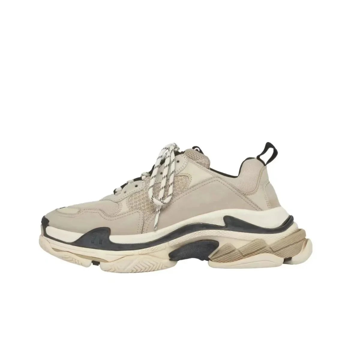 Balenciaga Triple S Chunky Sneakers Beige