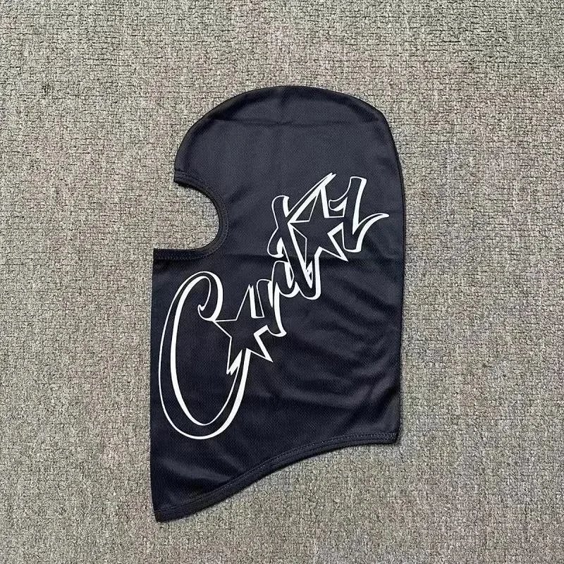 Corteiz Rules The World Streetwear Balaclava Black