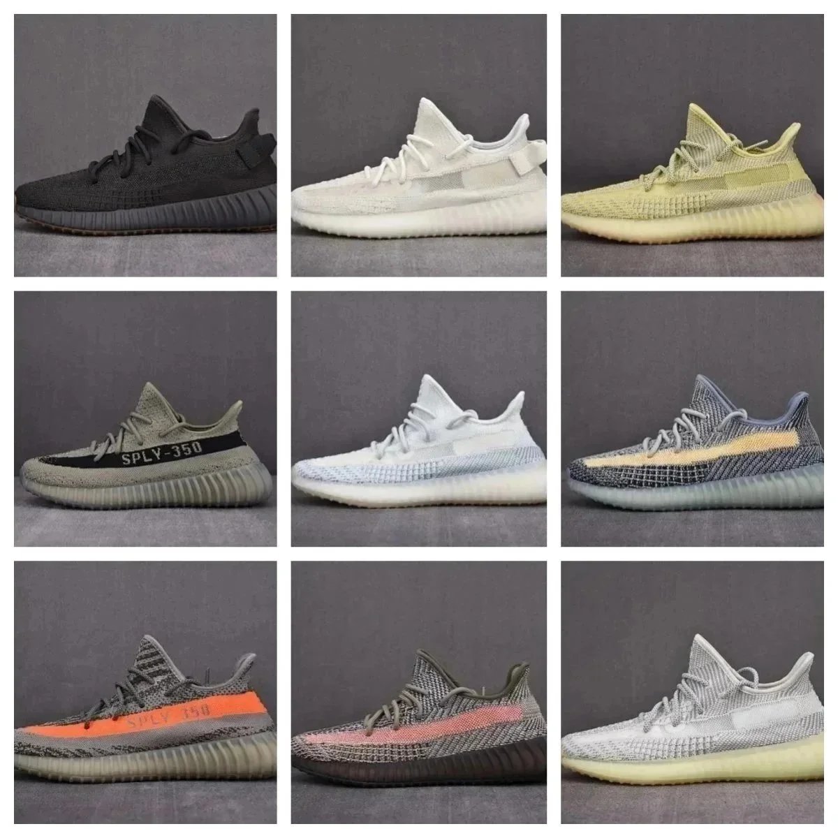 Adidas Yeezy Boost 350 V2 Chunky Sneakers Multicolor