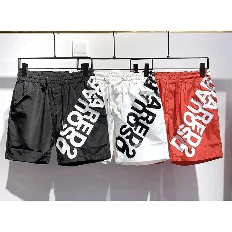 DSQUARED2 D2 Lettering Print Casual Shorts Multicolor