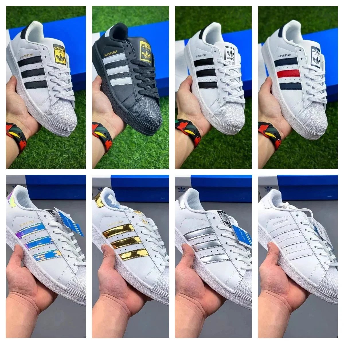 Adidas Superstar Classic Leather Sneakers Multicolor