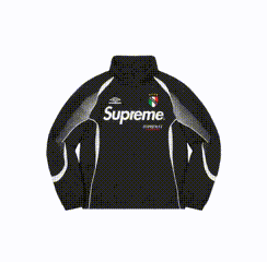 Supreme Umbro Track Jacket Streetwear Windbreaker Black