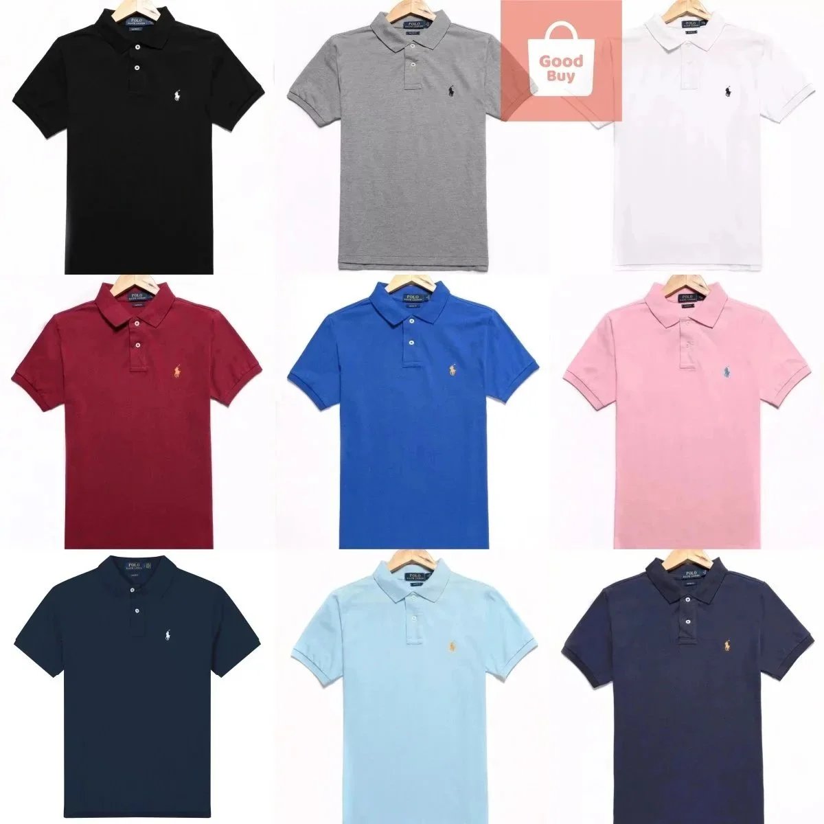 Ralph Lauren RL Classic Fit Mesh Polo Shirt Multicolor