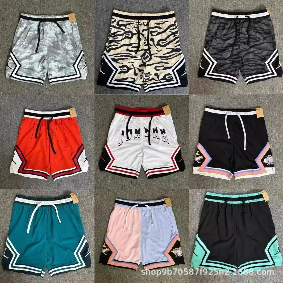 Jordan Diamond Basketball Shorts Multicolor