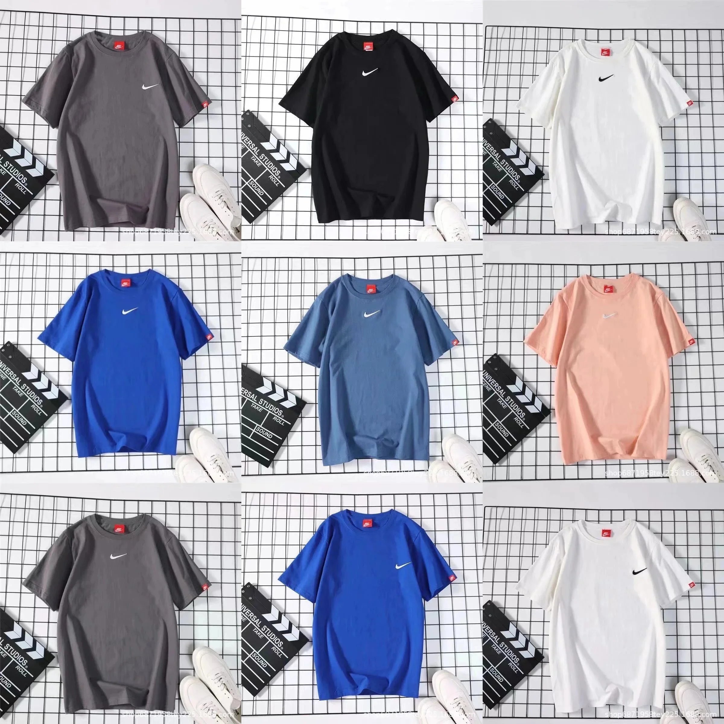 Nike Swoosh Essential Cotton T-Shirt Multicolor