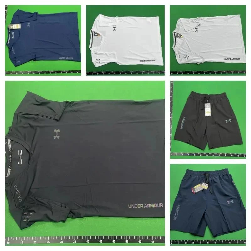 Under Armour UA Tech Training Matching Set Black and Blue