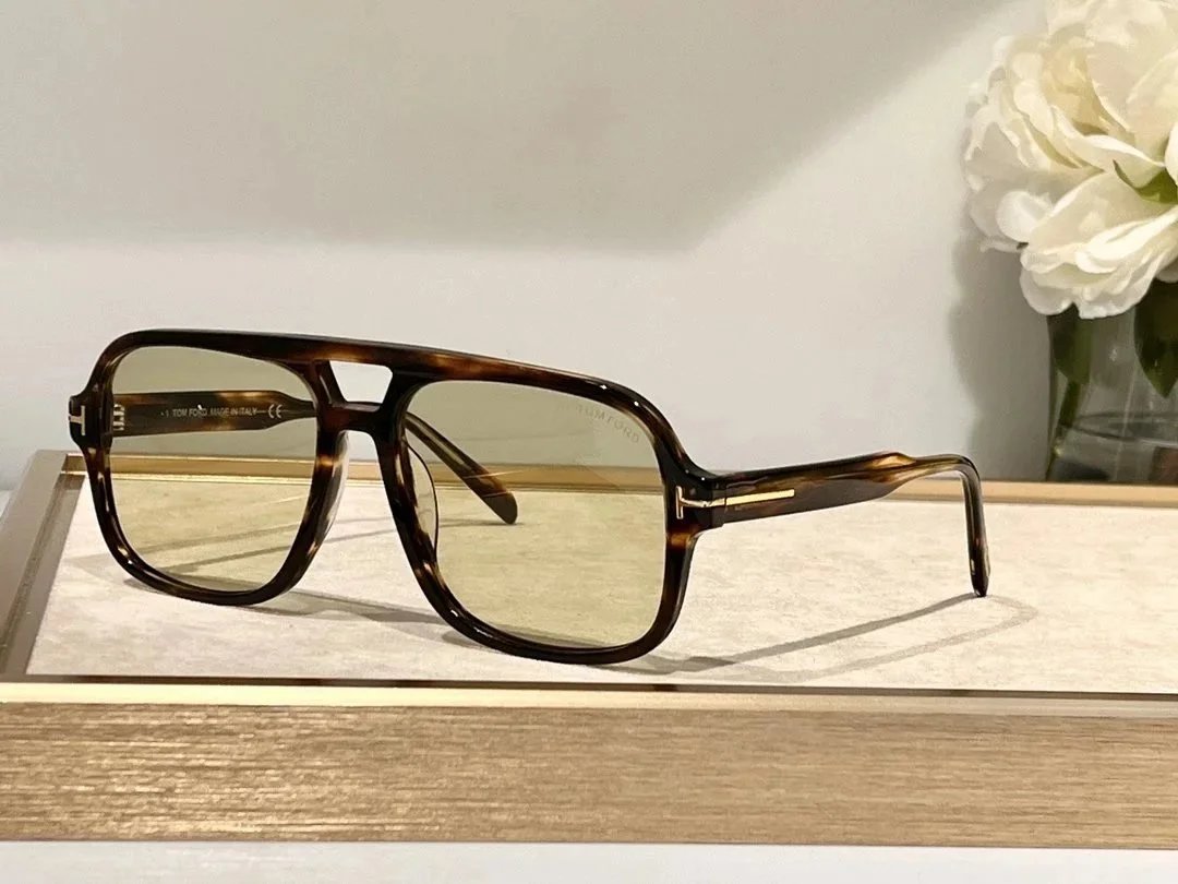 Tom Ford FT0976 Aviator Sunglasses Brown