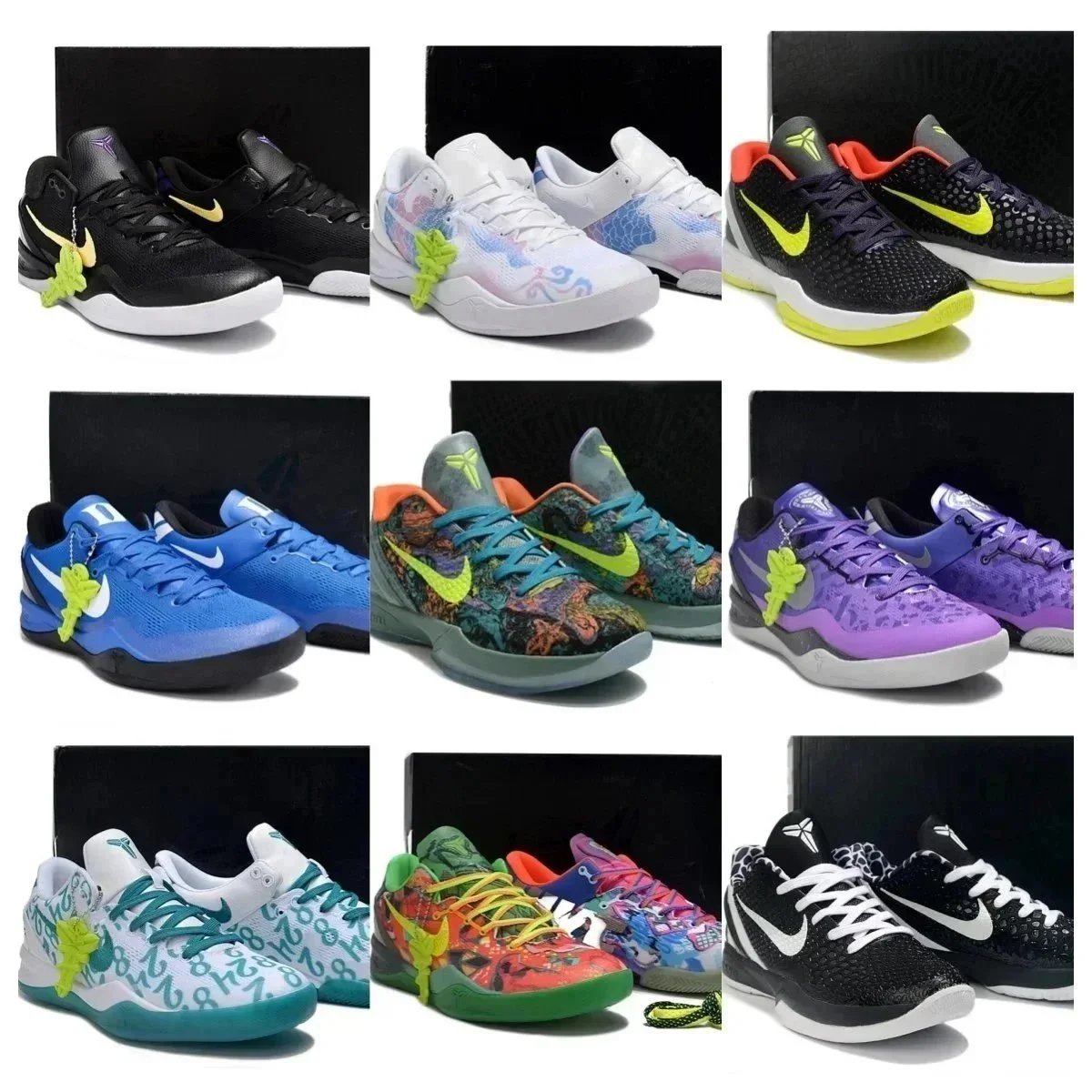 Nike Kobe Bryant Series Basketball Sneakers Multicolor