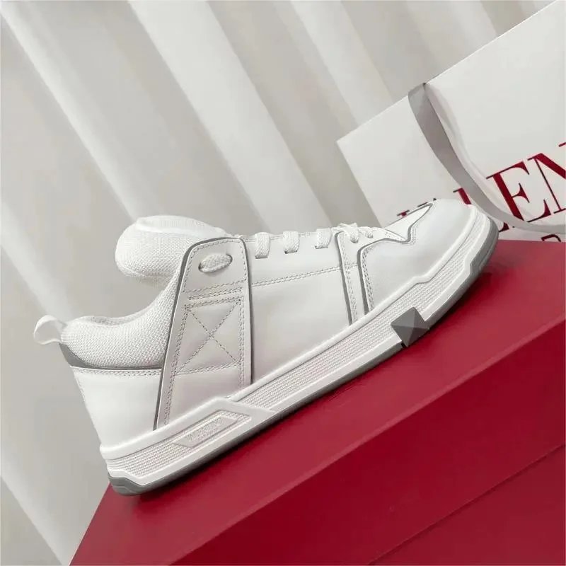 Valentino One Stud chunky low top sneakers white
