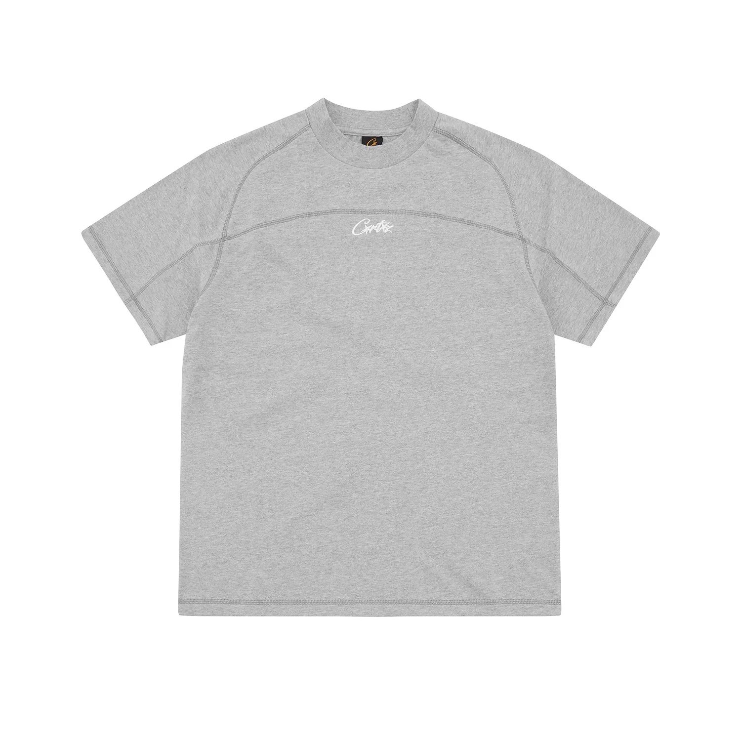 Corteiz Script Oversized T-Shirt Gray