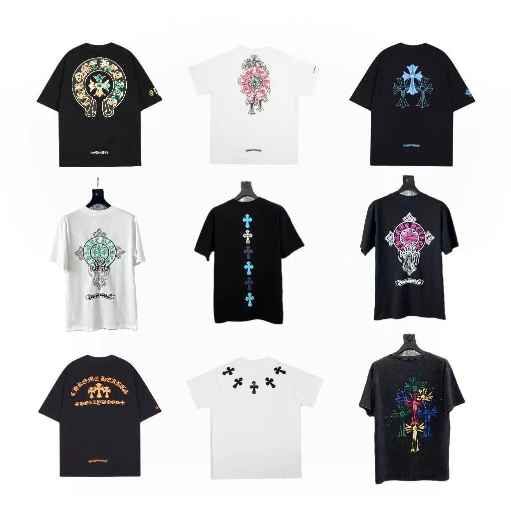 Chrome Hearts Graphic Print Oversized Tee Multicolor