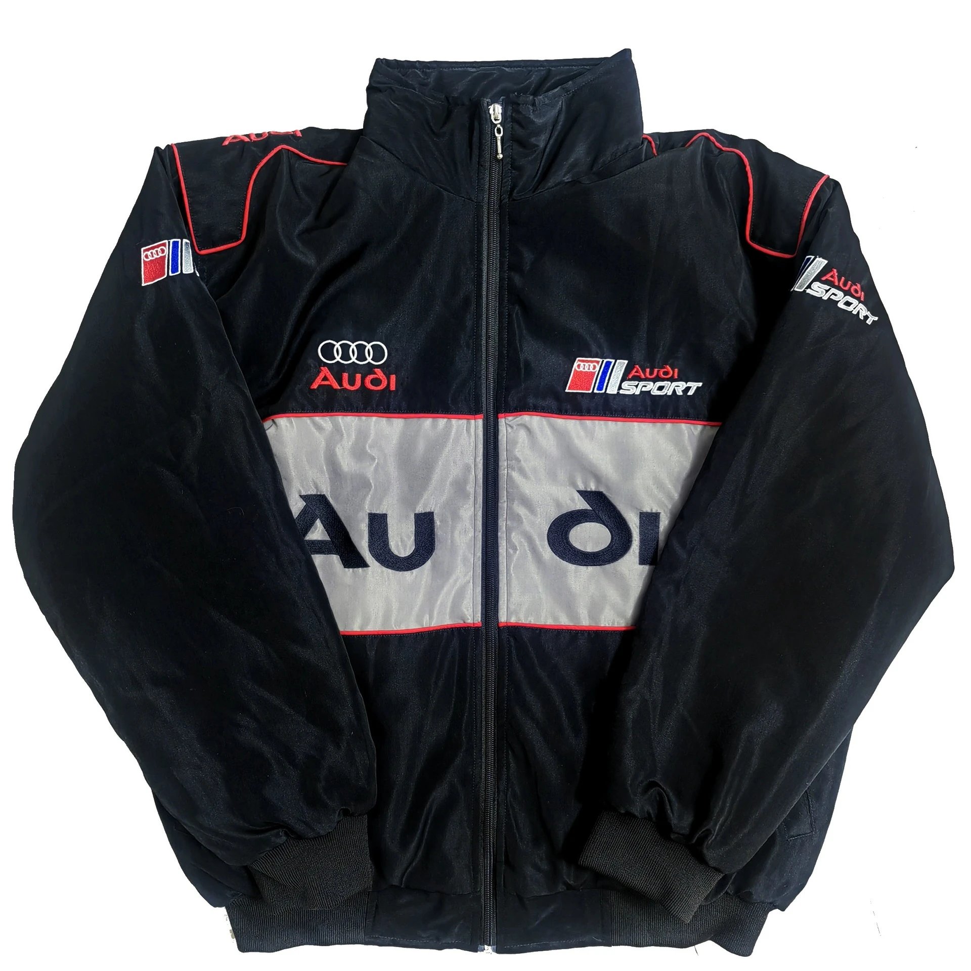 Audi Audi Sport Racing Vintage Jacket Black and Gray