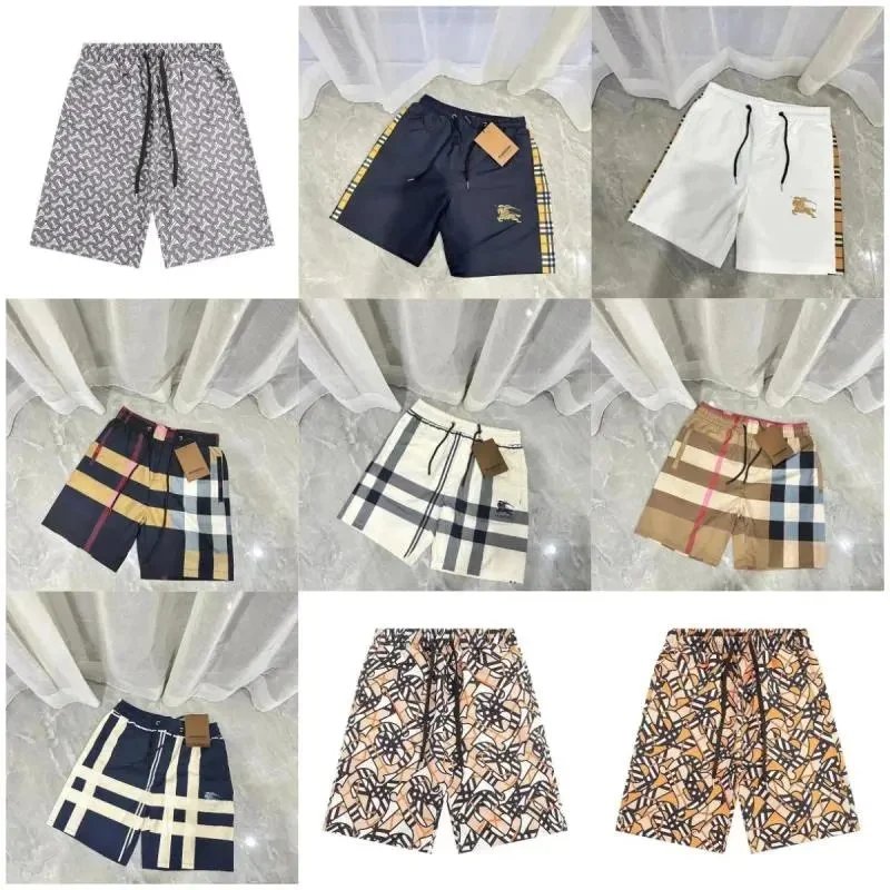 Burberry Check Print Casual Shorts Multicolor
