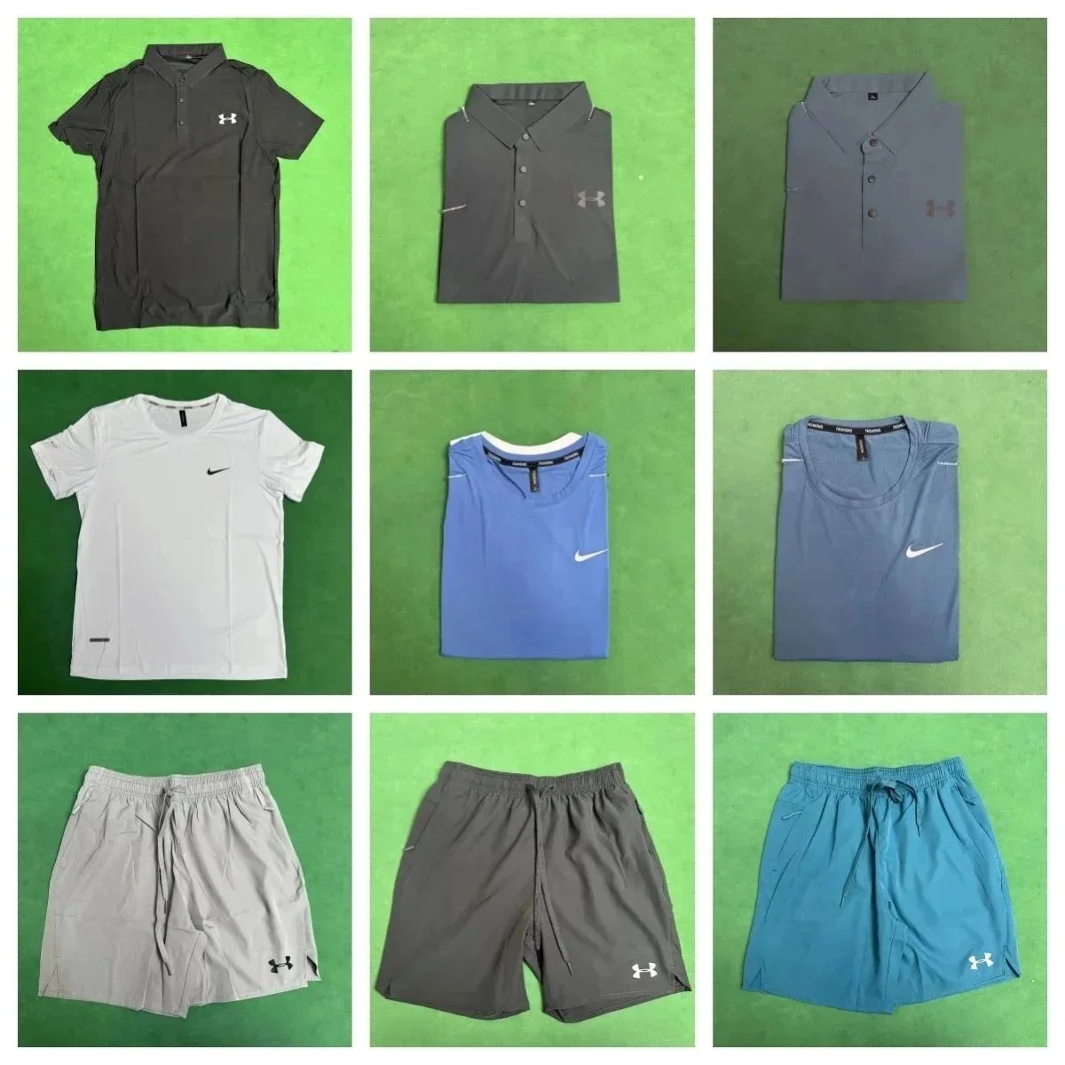 Under Armour UA Performance Athletic Sporty Polo Shirt Gray