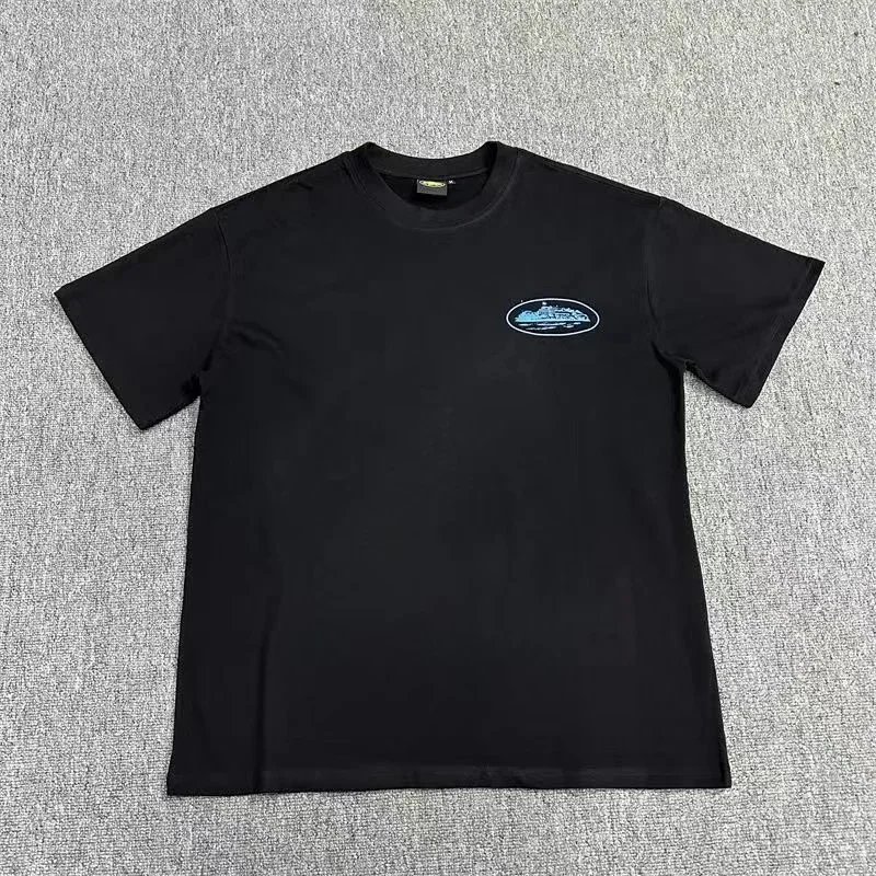 Corteiz Alcatraz Graphic Streetwear T-Shirt Black