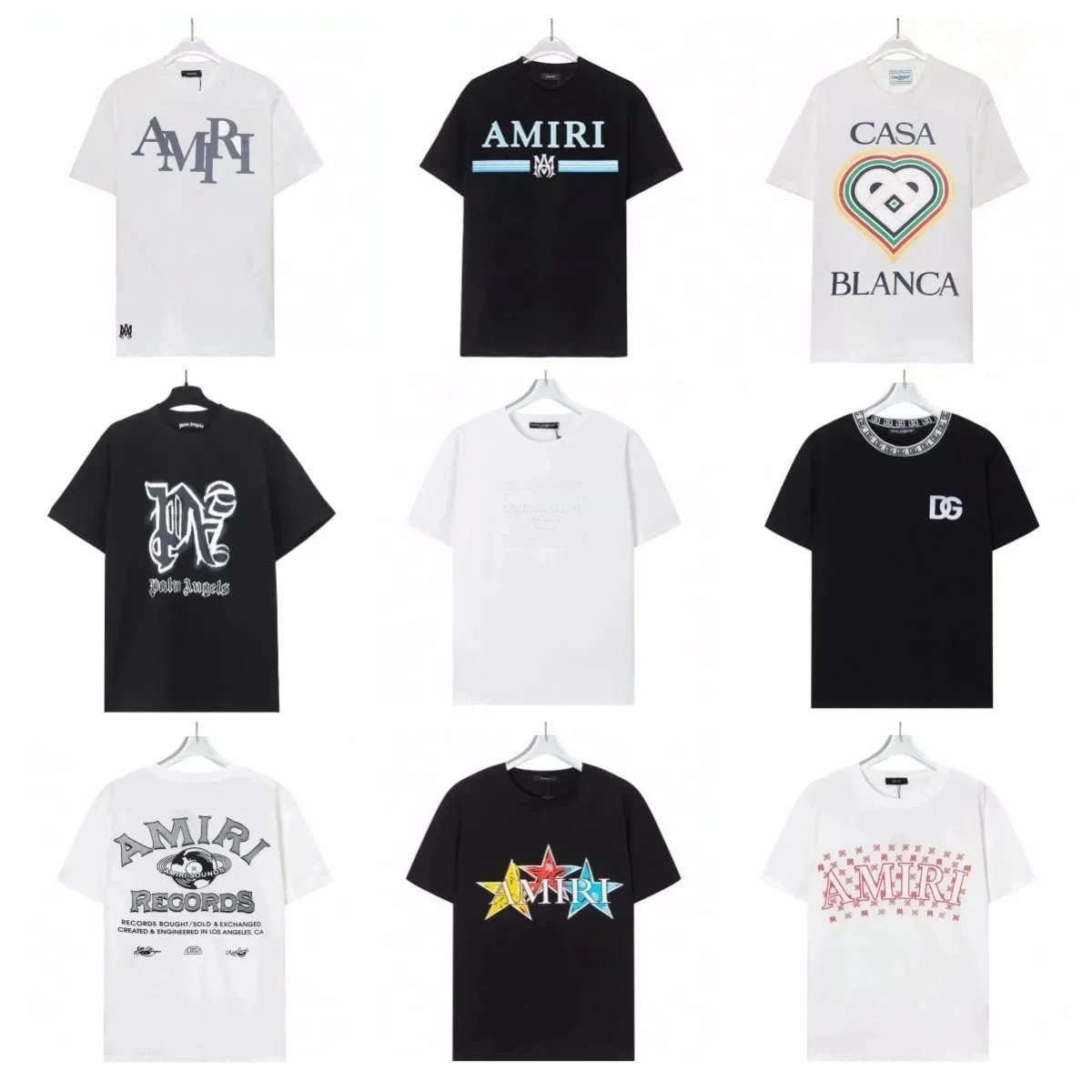 Amiri Graphic Print Cotton T-Shirt Multicolor