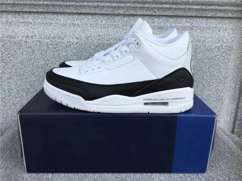 Jordan Air Jordan 3 Retro Fragment high top sneakers white and black