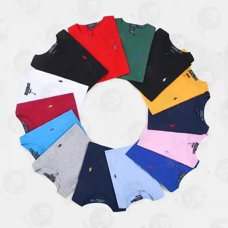 Ralph Lauren Classic Fit Crewneck Cotton T-Shirt Multicolor