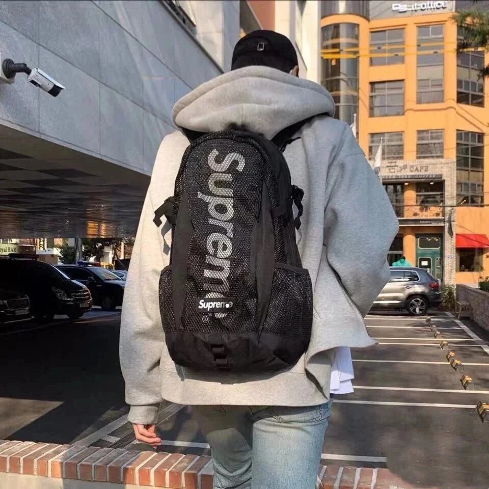 Supreme SS20 Streetwear Backpack Black