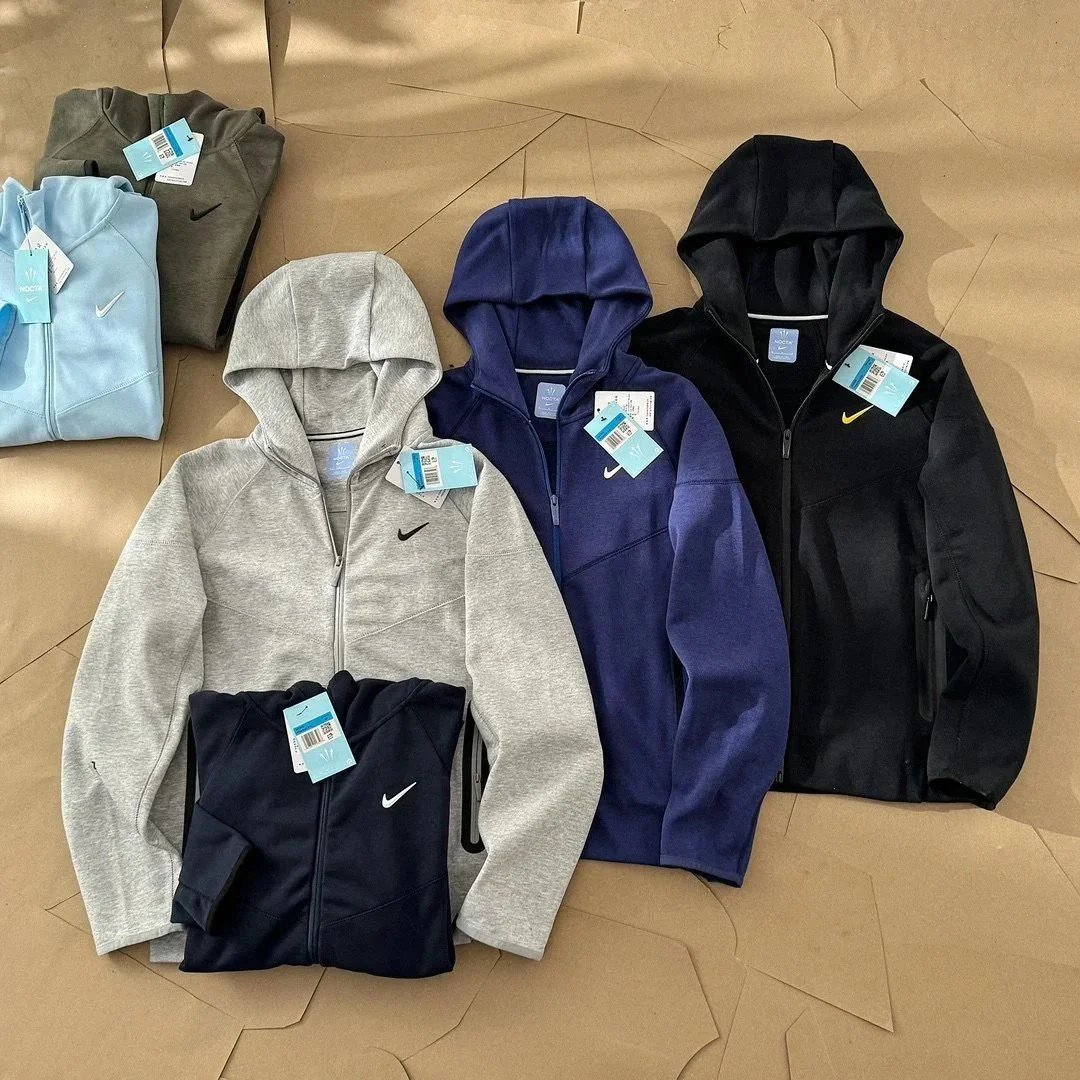 Nike NOCTA Tech Fleece Zip-Up Hoodie Casual Sweatshirt Multicolor