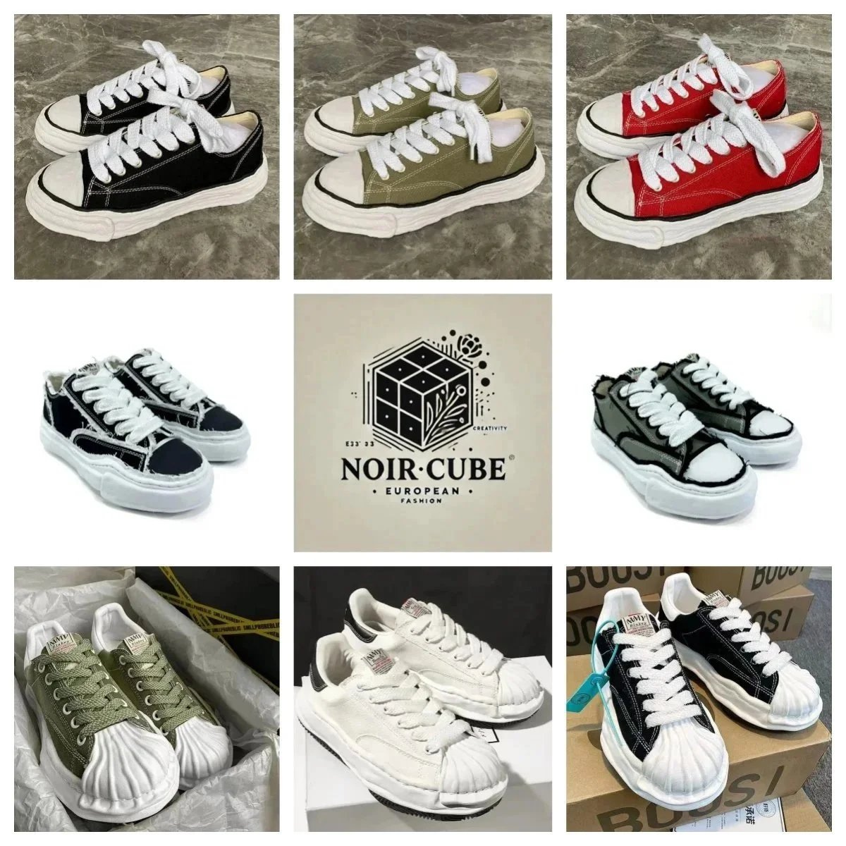 Maison Mihara Yasuhiro MMY Blakey Chunky Sneakers Multicolor