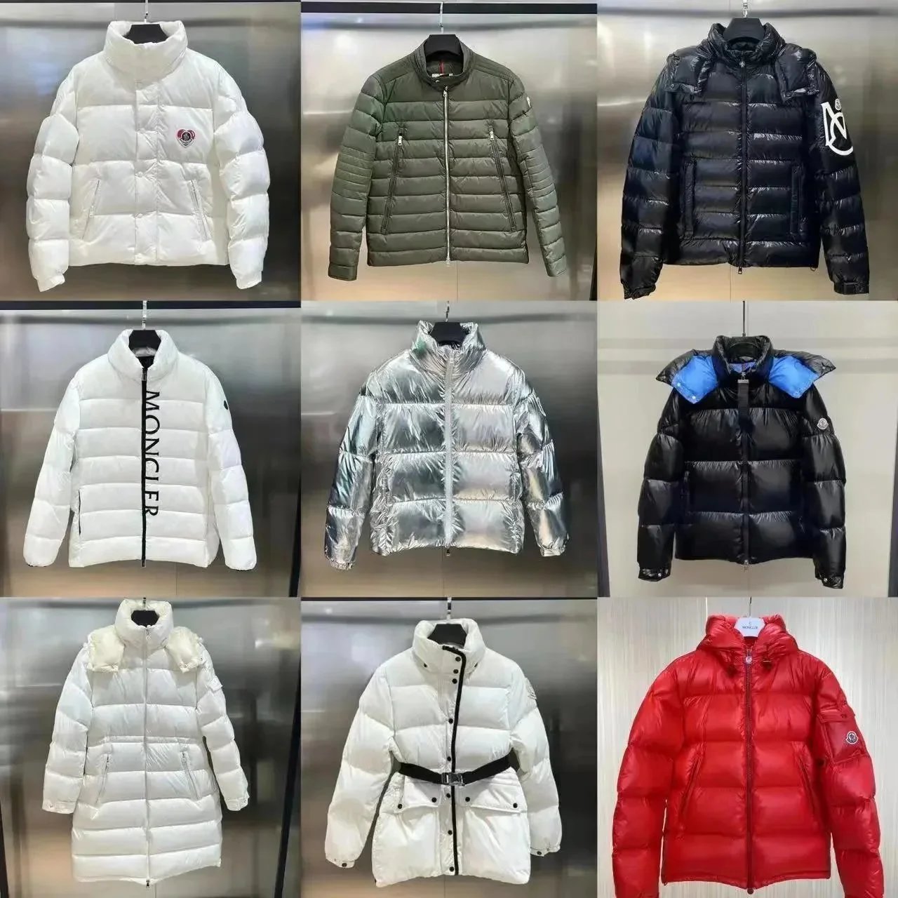 Moncler Puffer Jacket Collection Warm Winter Jackets Multicolor