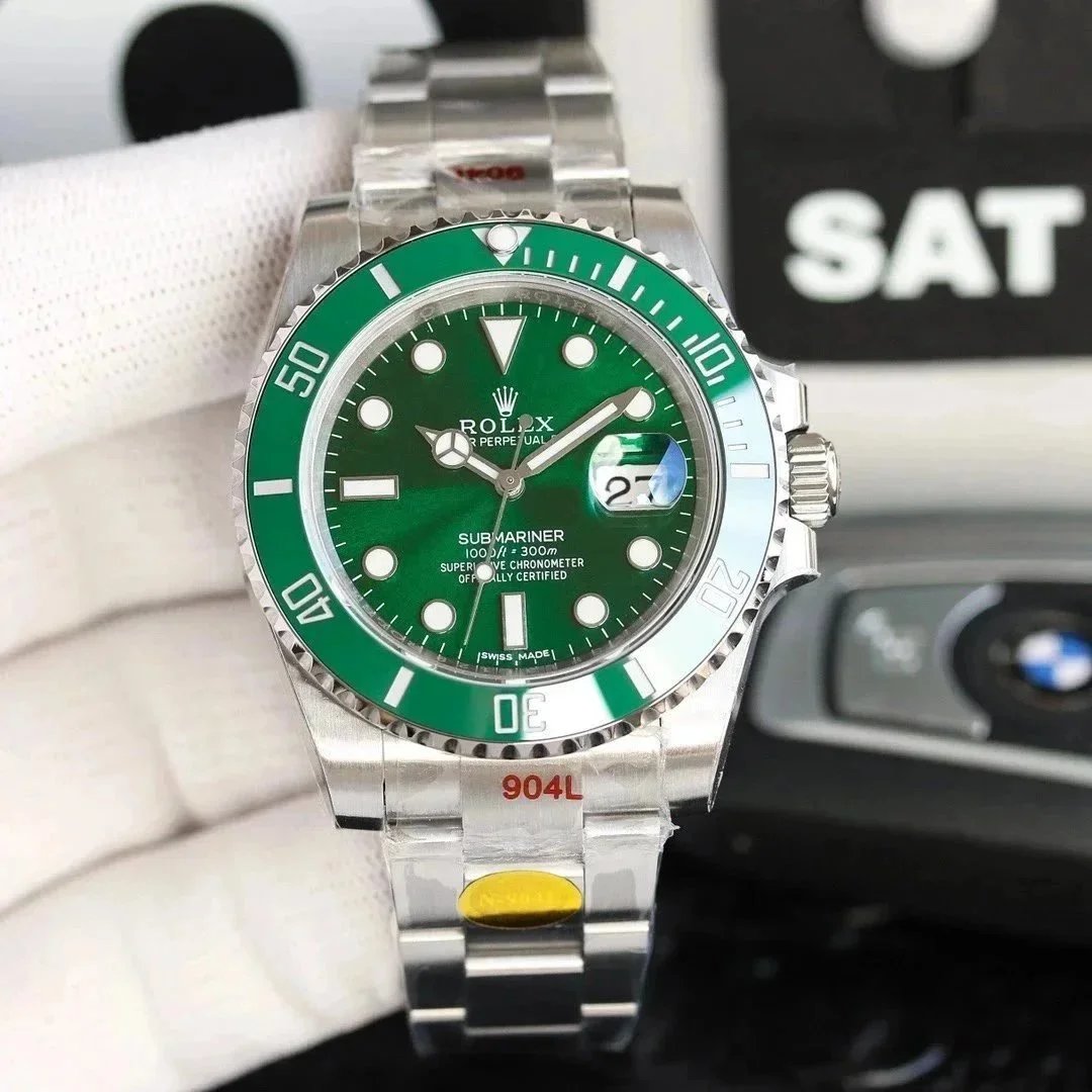 Rolex Submariner Luxury Automatic Watch Green