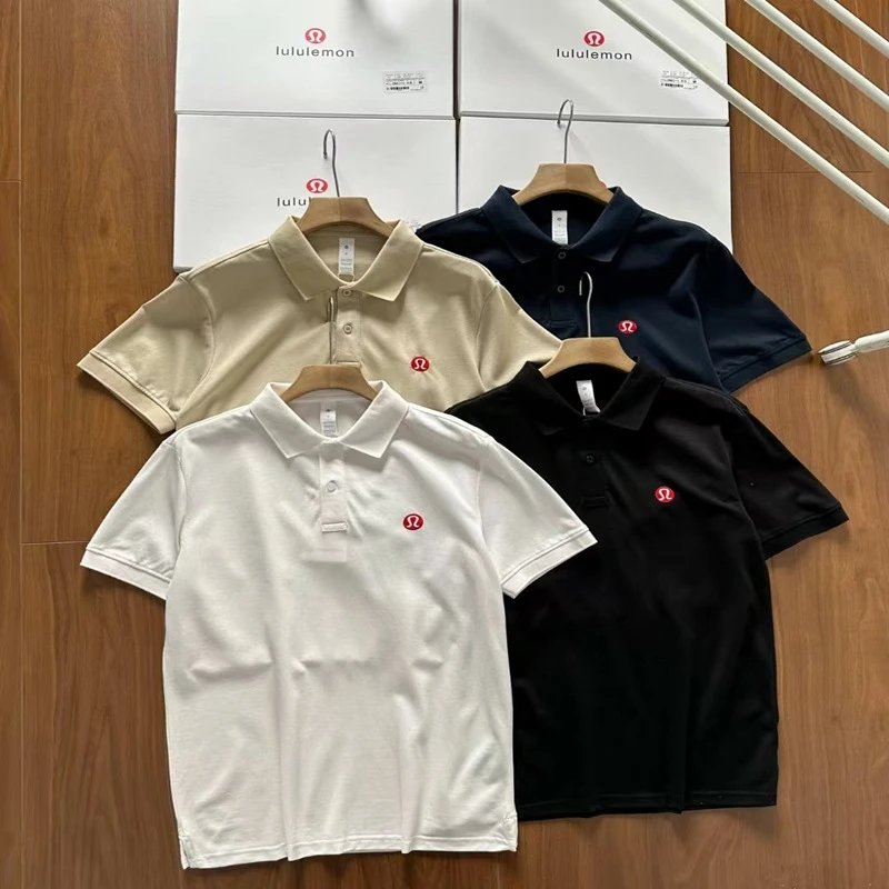 Lululemon Classic Fit Casual Polo Shirt Multicolor