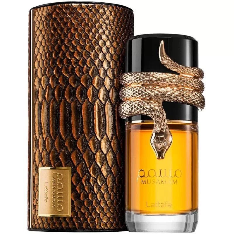 Lattafa Musamam Eau de Parfum Unisex Fragrance Gold and Brown