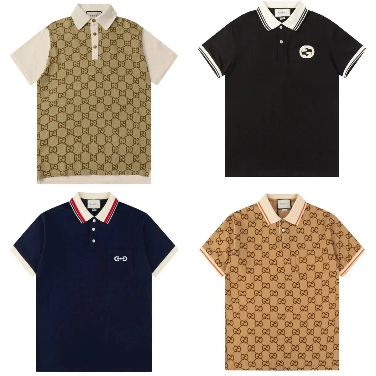 Gucci GG Monogram Classic Polo Shirt Multicolor