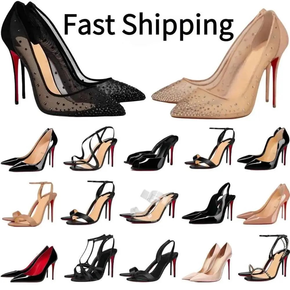 Christian Louboutin Red Bottom Stiletto High Heels Multicolor
