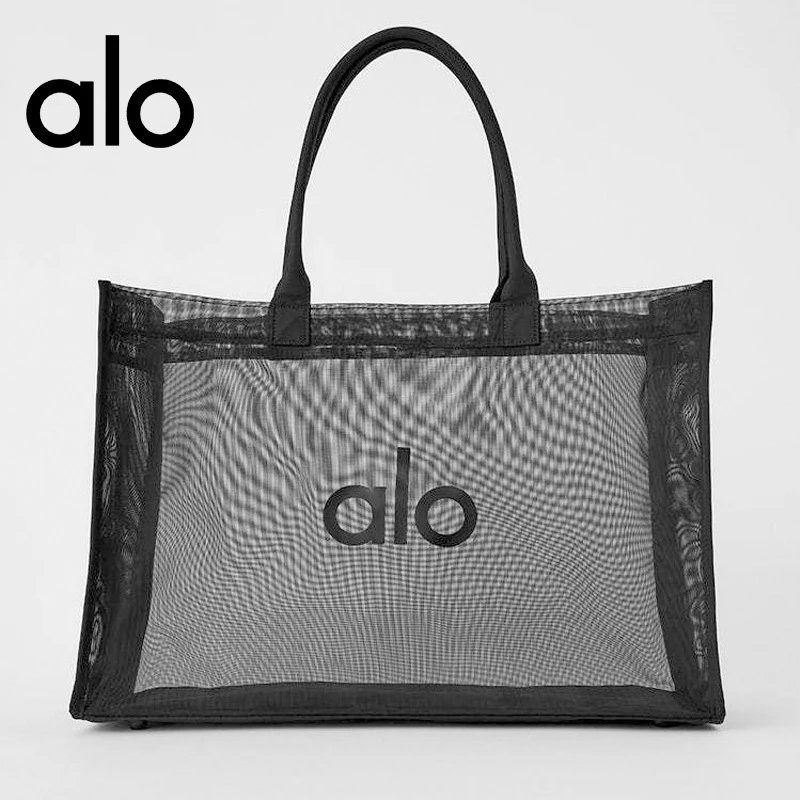 Alo Yoga Alo Mesh Tote Bag Black