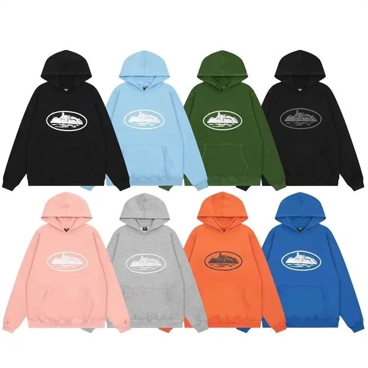 Design Graphic Print Streetwear Hoodie Multicolor