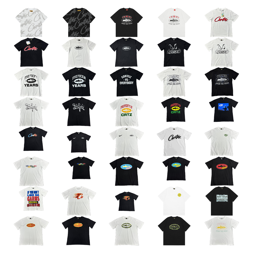 Corteiz CRTZ Graphic Streetwear T-Shirt Collection Multicolor