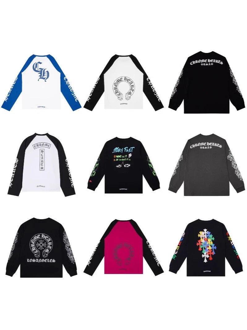 Chrome Hearts CH Graphic Long Sleeve T-Shirt Multicolor