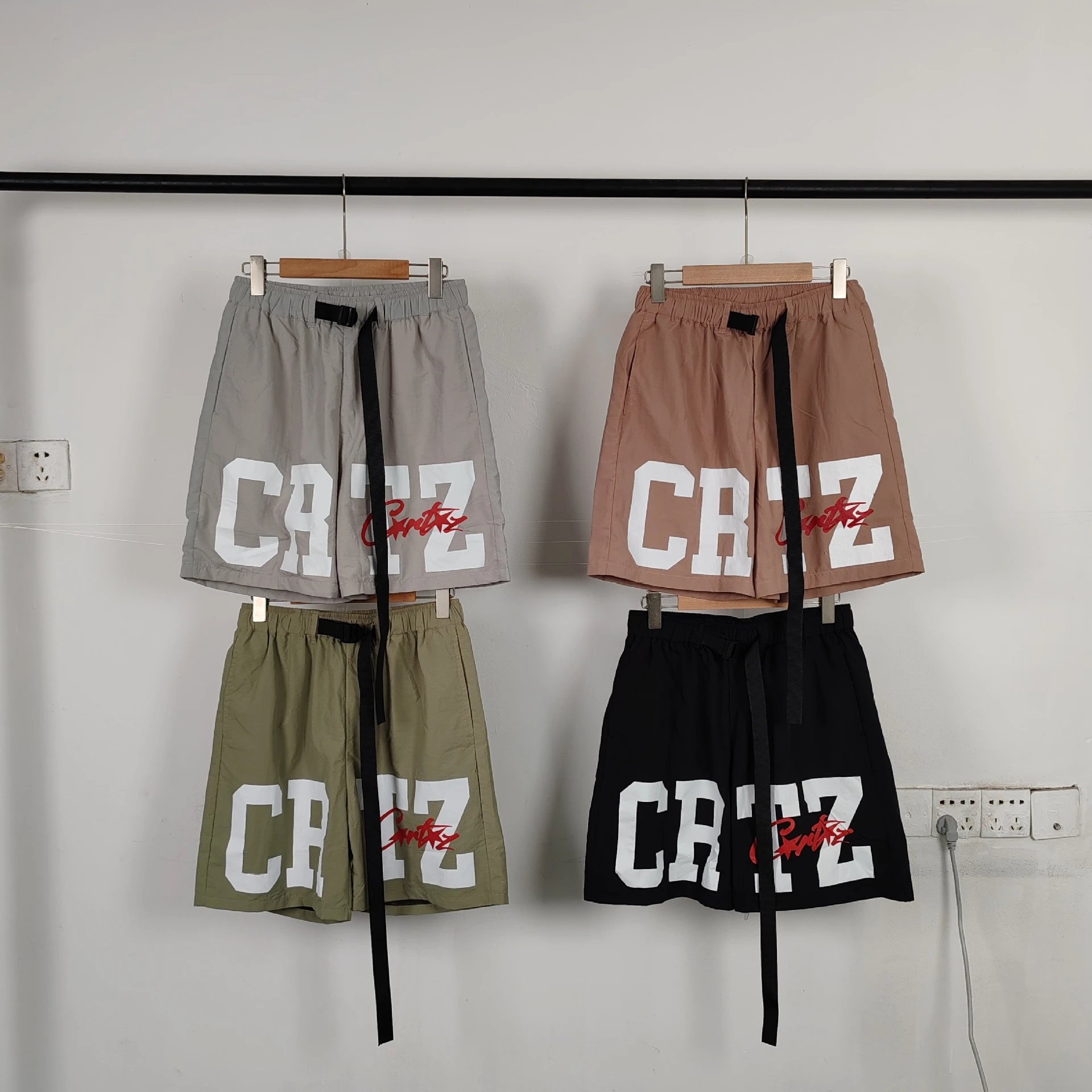Corteiz CRTZ Shorts Streetwear Cargo Shorts Multicolor