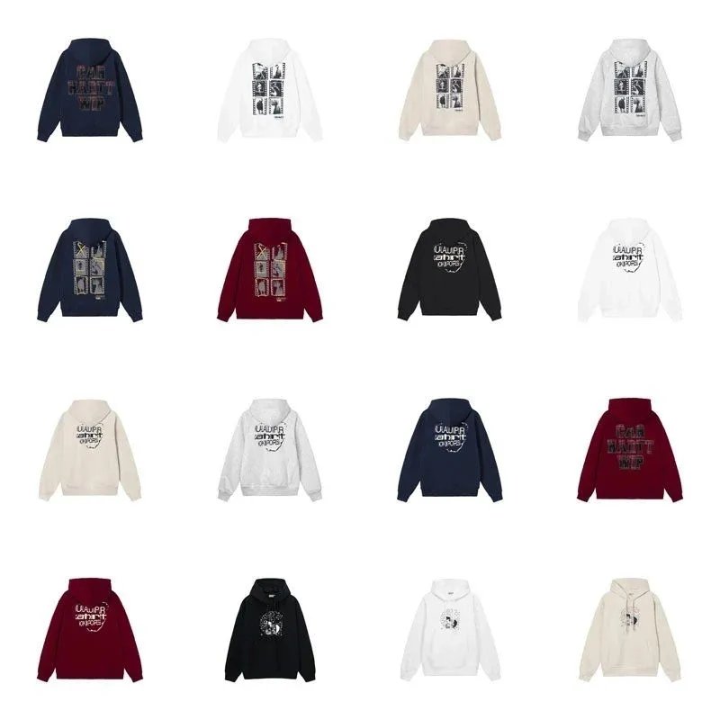 Carhartt WIP Graphic Print Streetwear Hoodie Multicolor